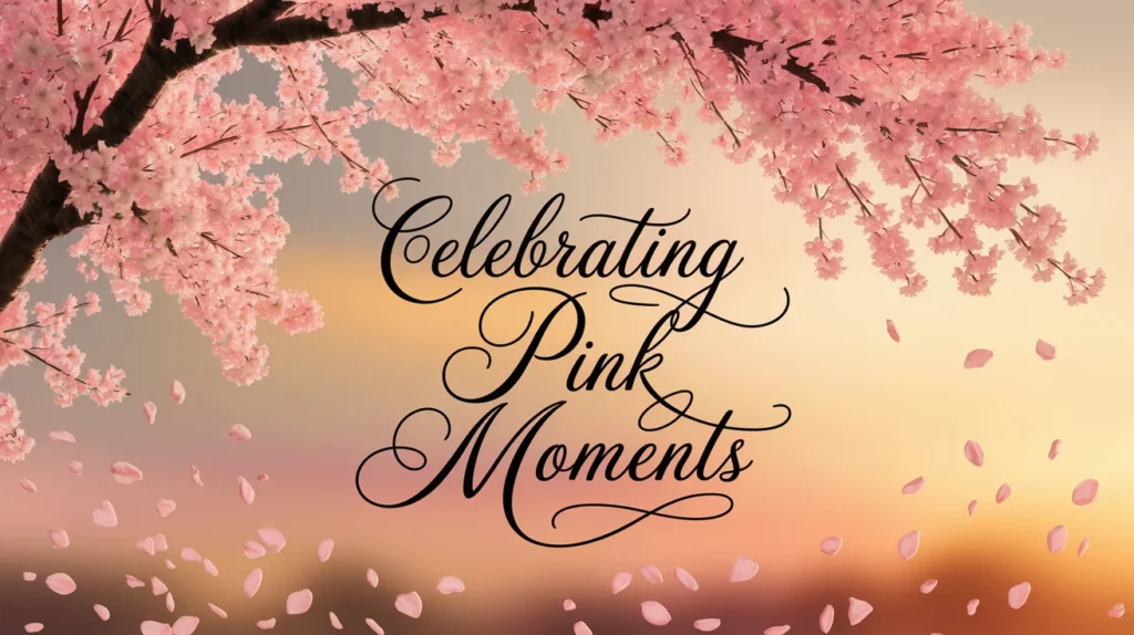 Celebrating Pink Moments