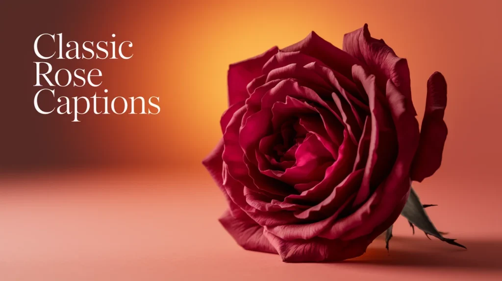 Classic Rose Captions