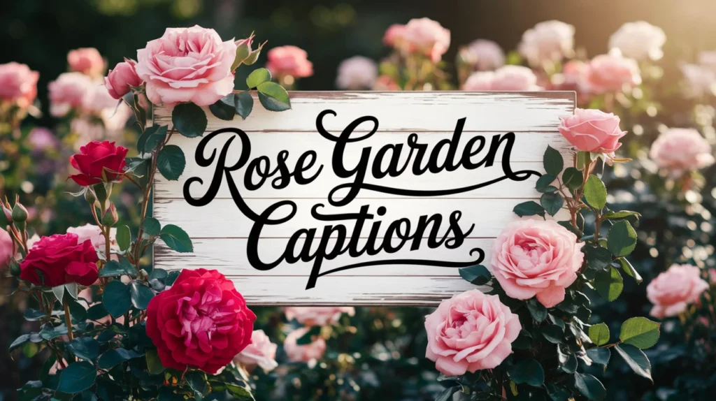 Rose Garden Captions