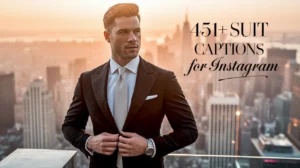 Suit Captions for Instagram