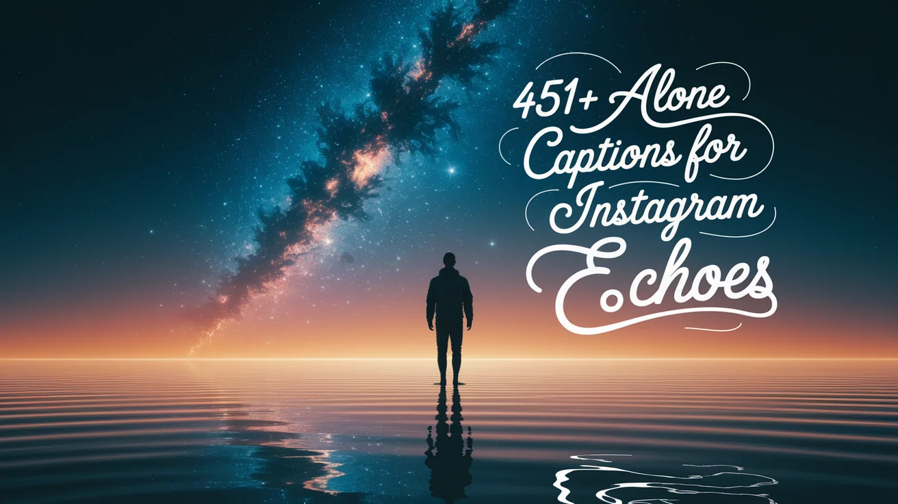 Alone Captions for Instagram: Emotional Echoes