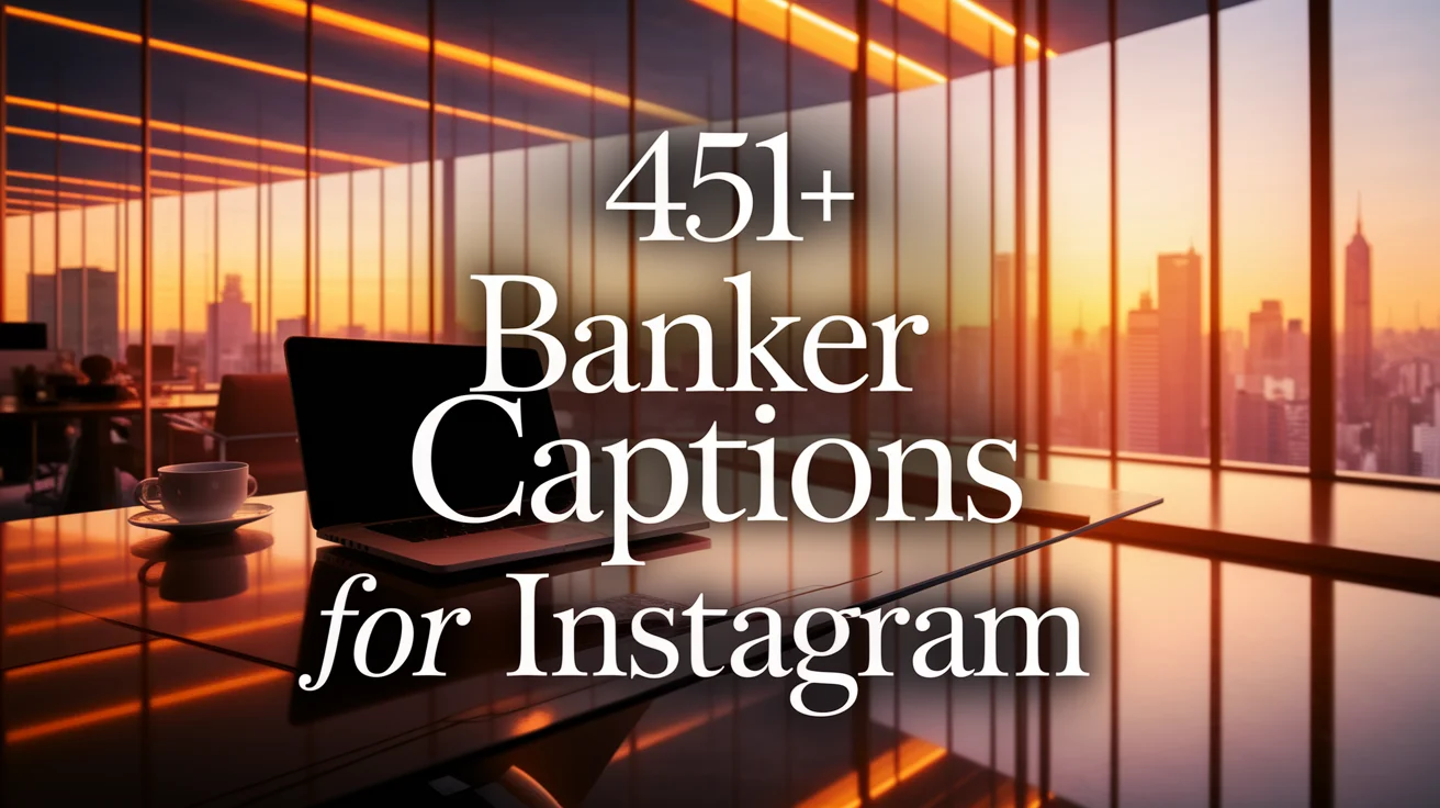 Banker Captions For Instagram