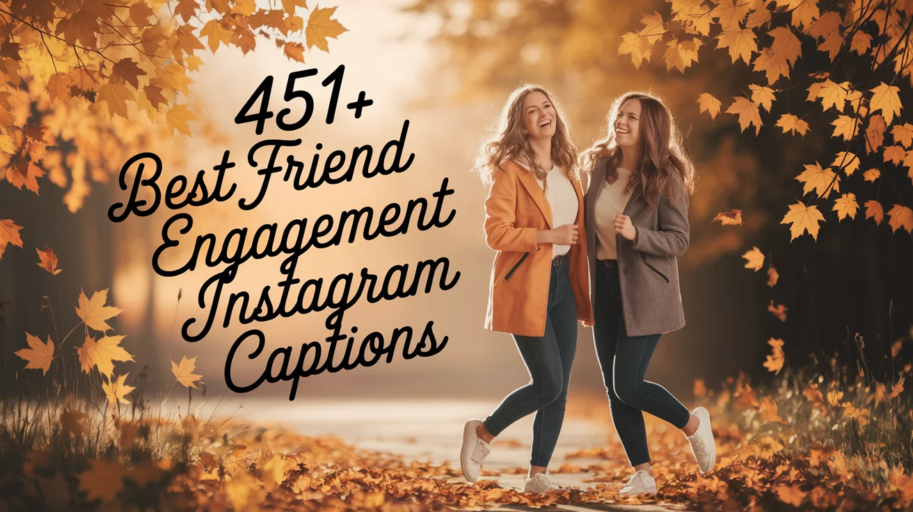 Best Friend Engagement Instagram Captions