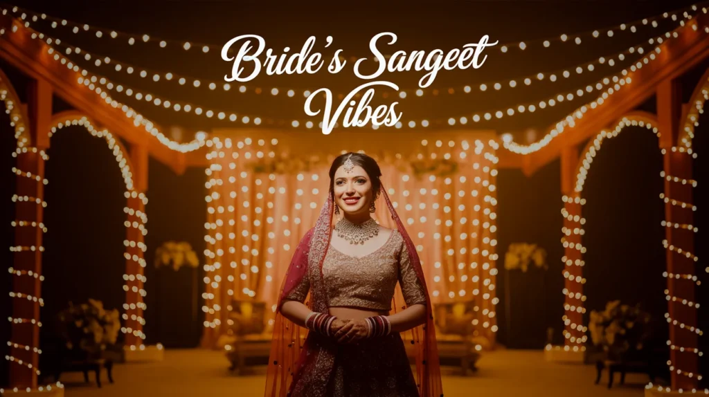 Brideβs Sangeet Vibes