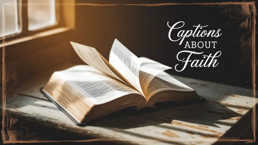 Captions about Faith