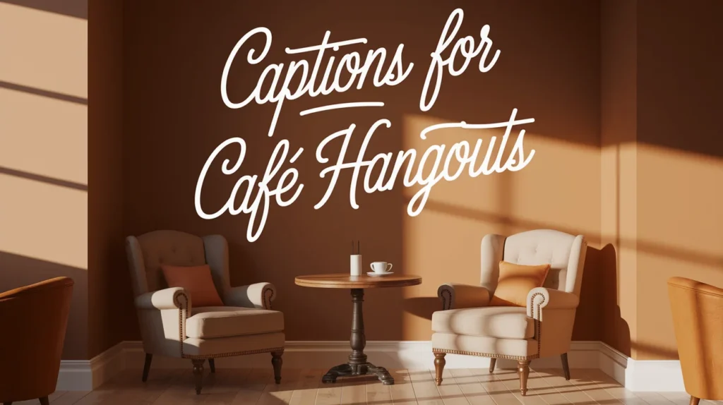 Captions for Café Hangouts