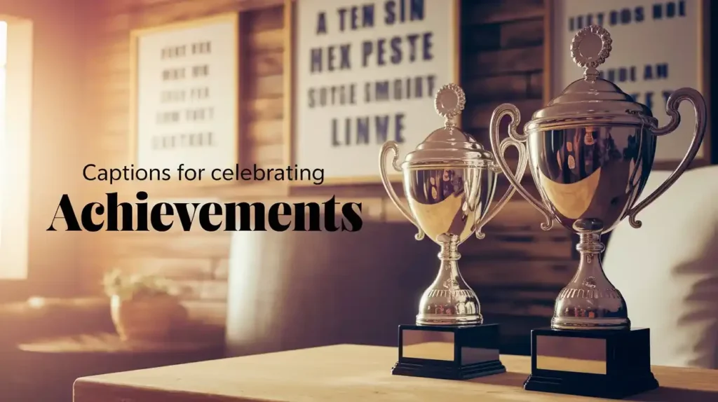 Captions for Celebrating Achievements