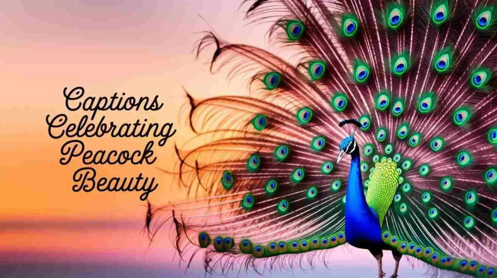 Captions Celebrating Peacock Beauty