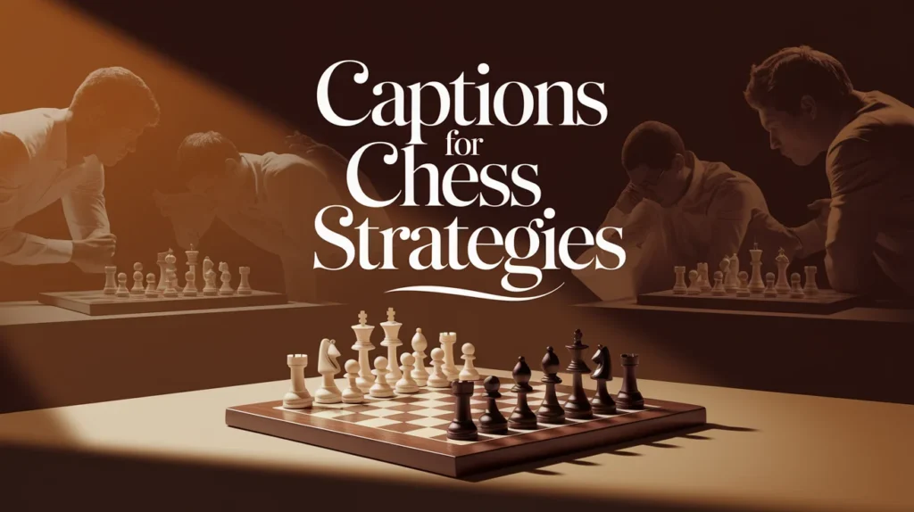 Captions for Chess Strategies