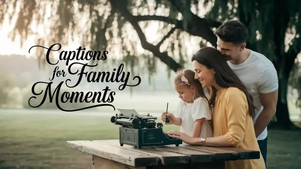 Captions for Family Moments