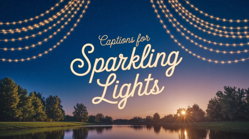 Captions for Sparkling Lights