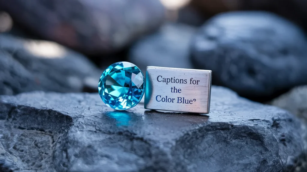 Captions for the Color Blue