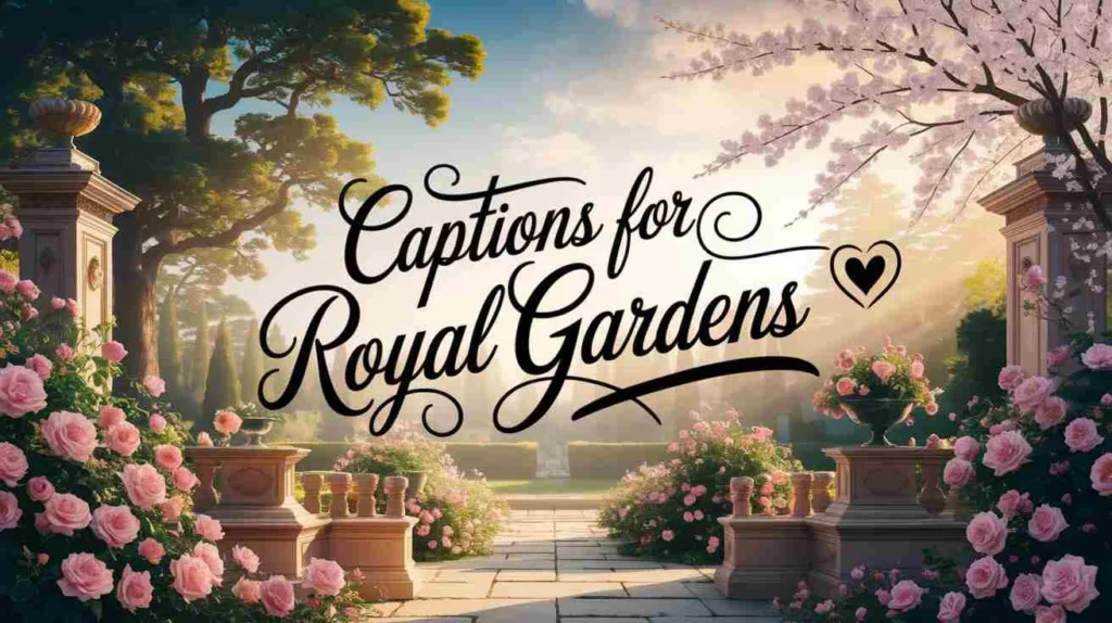Captions for Royal Gardens πΈ