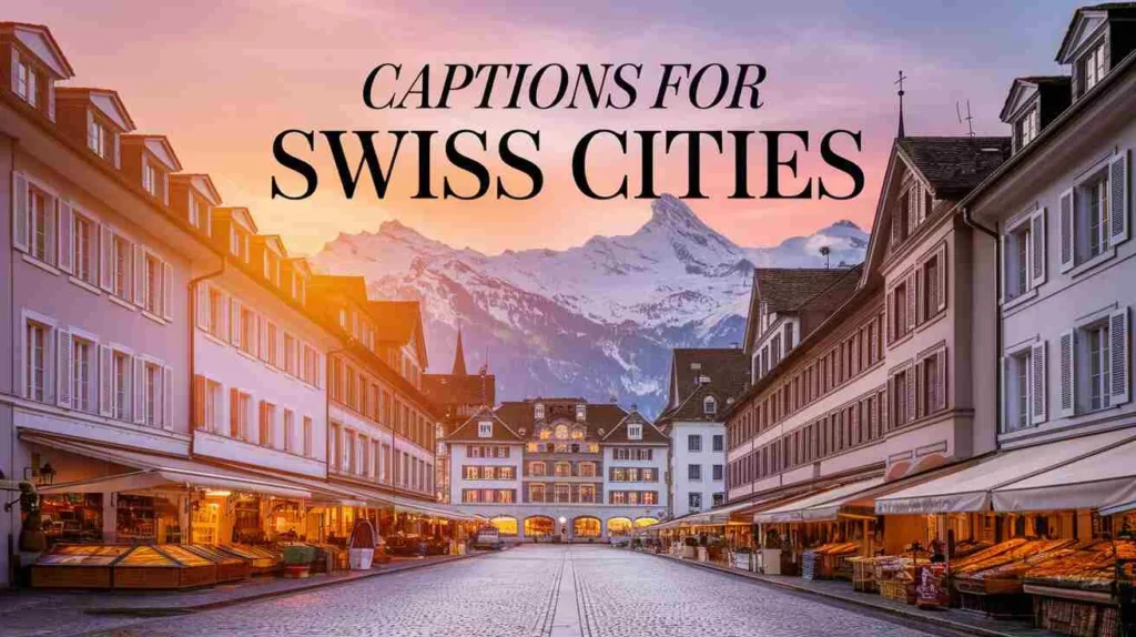 Captions for Swiss Cities
