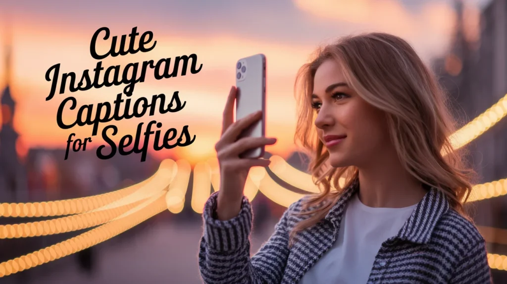 Cute Instagram Captions for Selfies