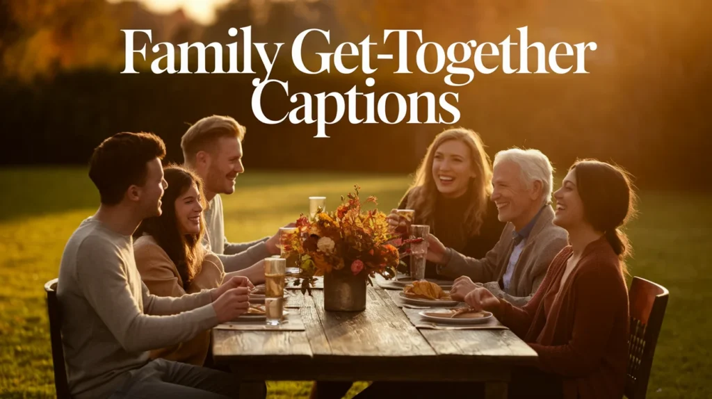Family Get-Together Captions