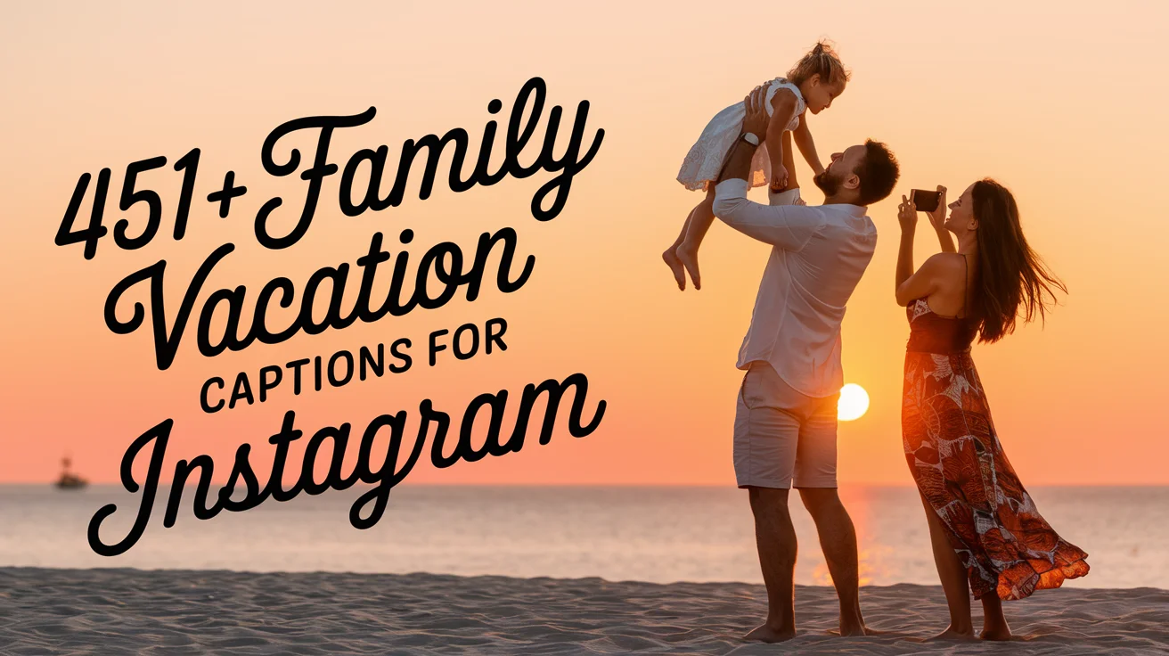Family Vacation Captions For Instagram
