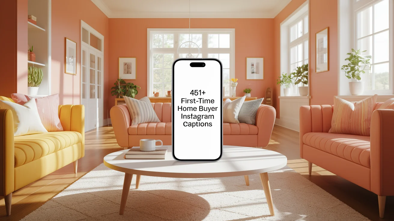 First-Time Home Buyer Instagram Captions