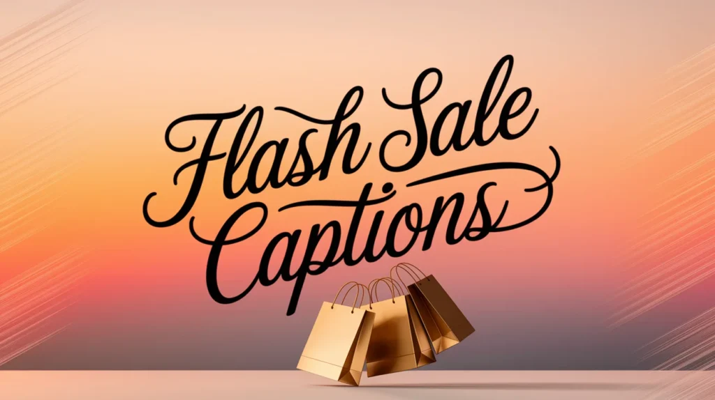 Flash Sale Captions