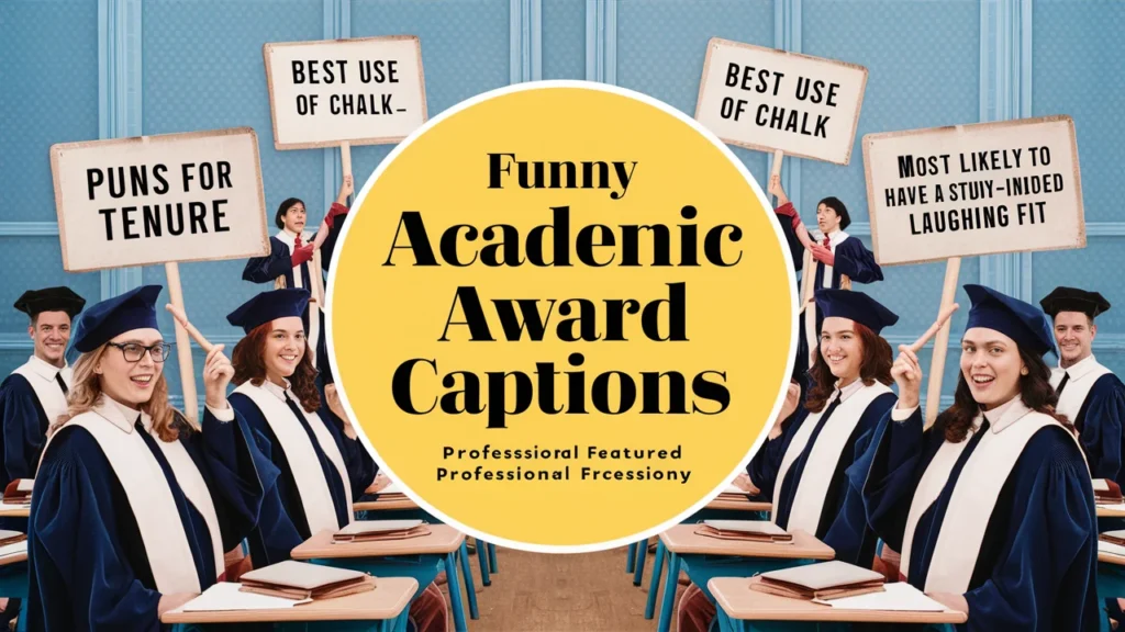 Funny Academic Award Captions