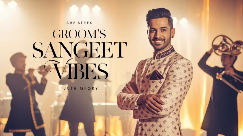 Groomβs Sangeet Vibes