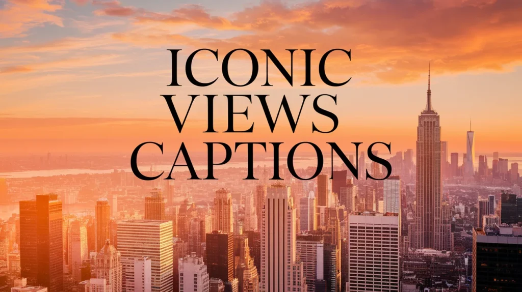 Iconic Views Captions