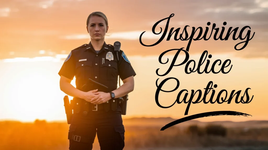Inspiring Police Captions
