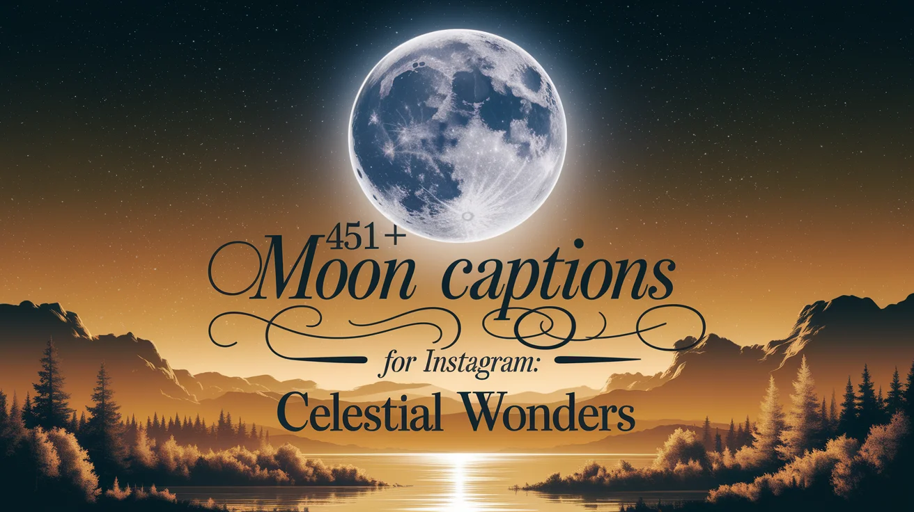 Moon Captions for Instagram: Celestial Wonders