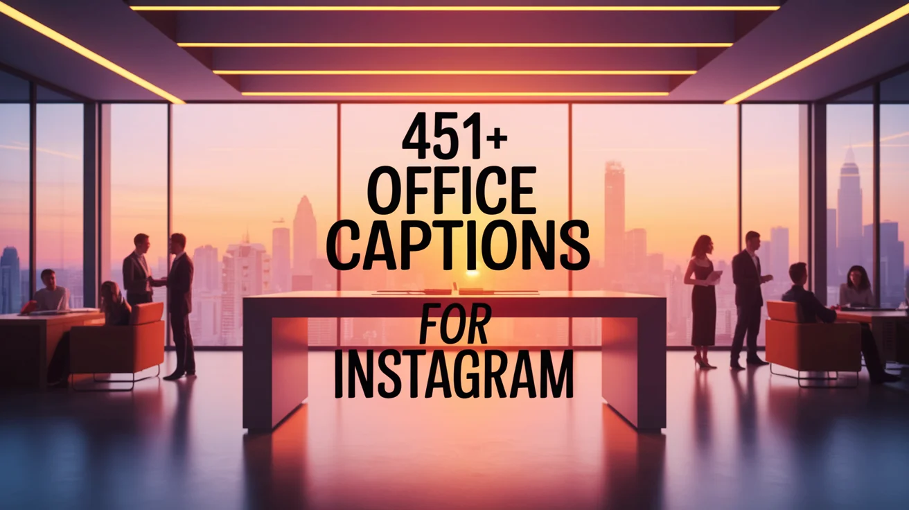 Office Captions For Instagram
