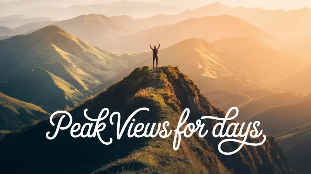 Peak Views for Days