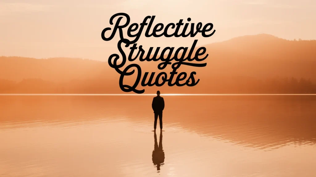 Reflective Struggle Quotes