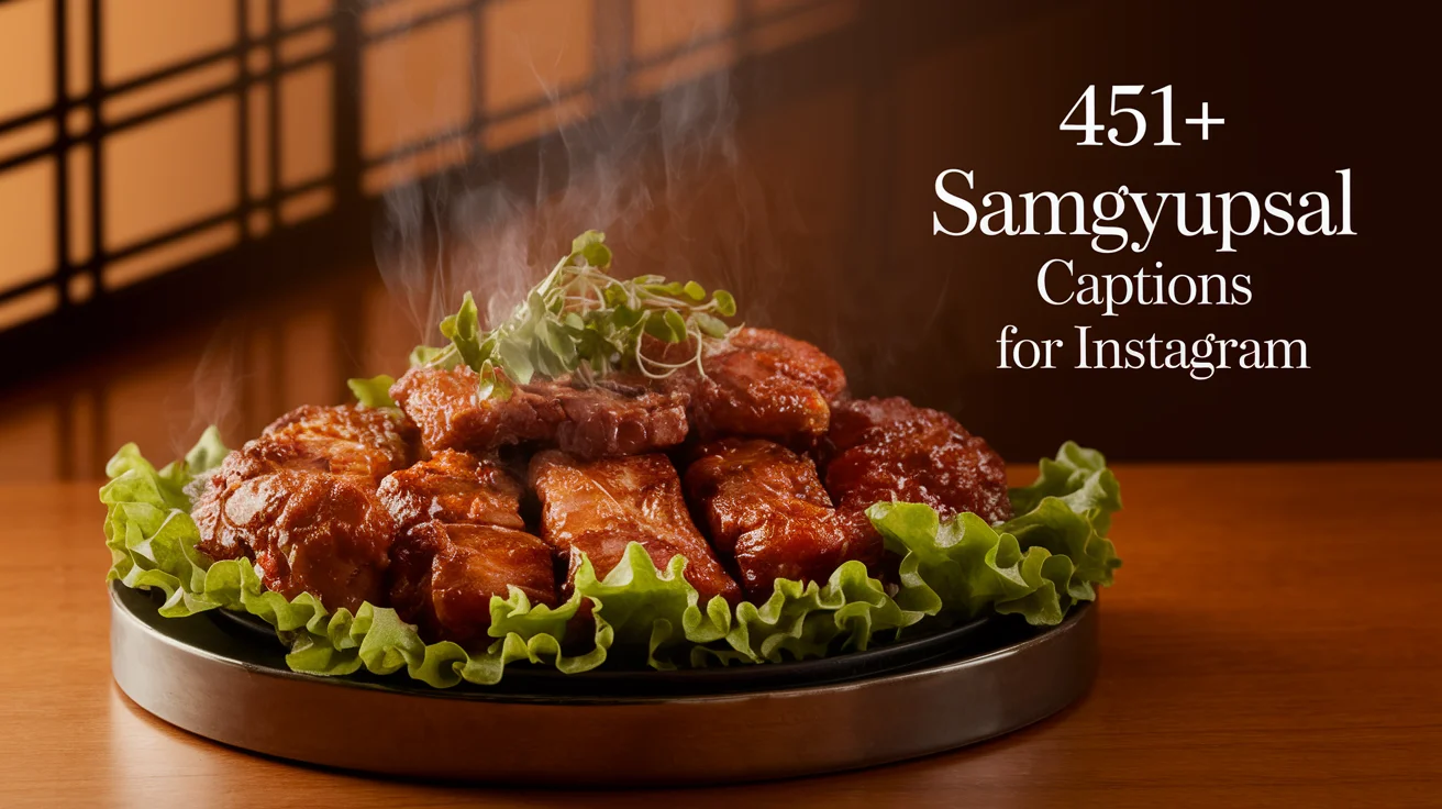 Samgyupsal Captions For Instagram