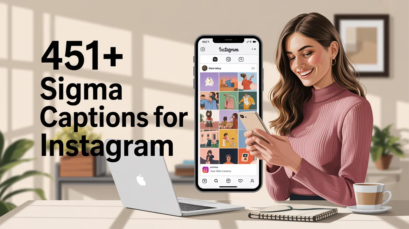 Sigma Captions for Instagram