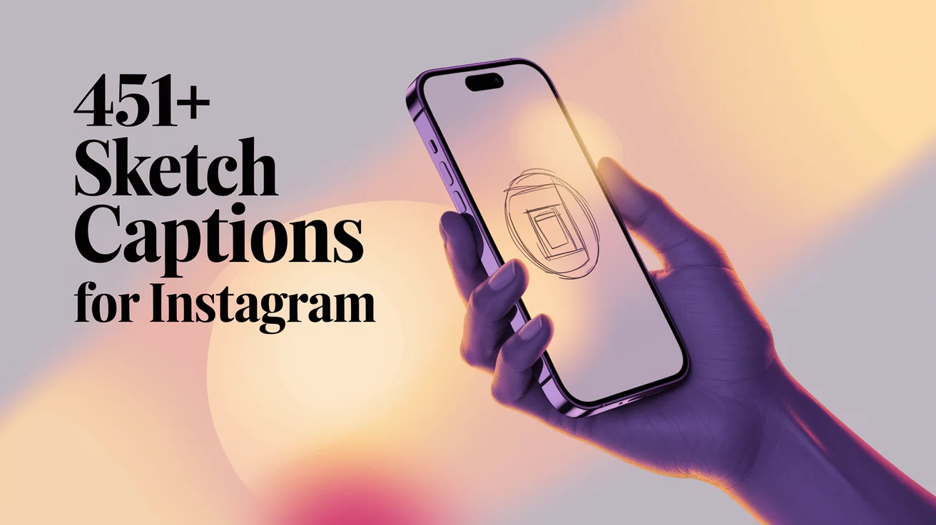 Sketch Captions For Instagram