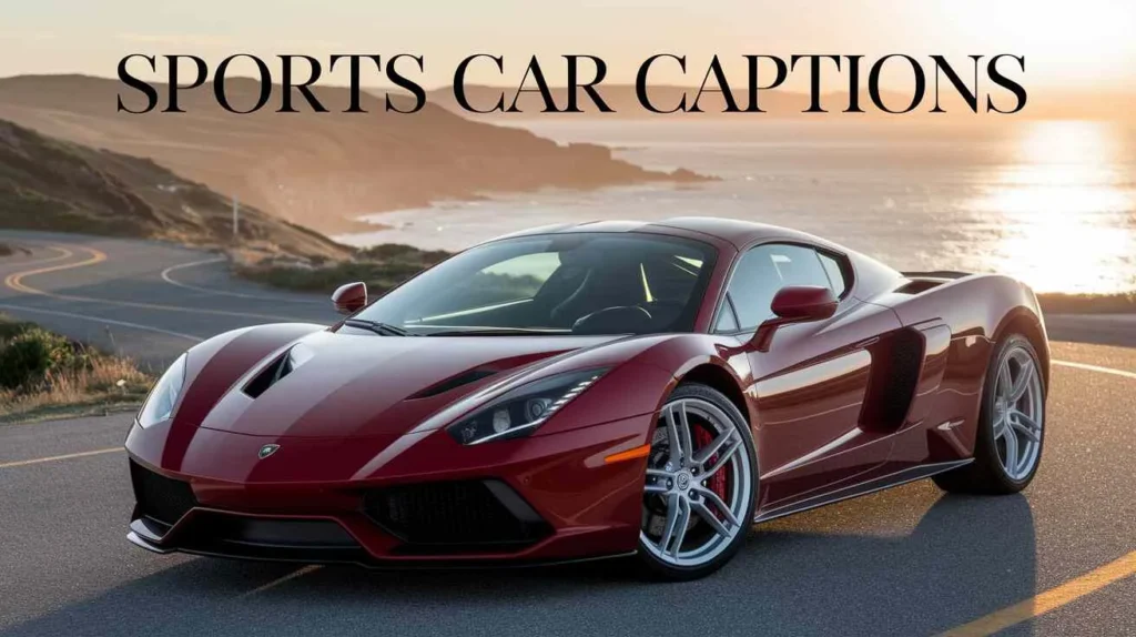 Sports Car Captions