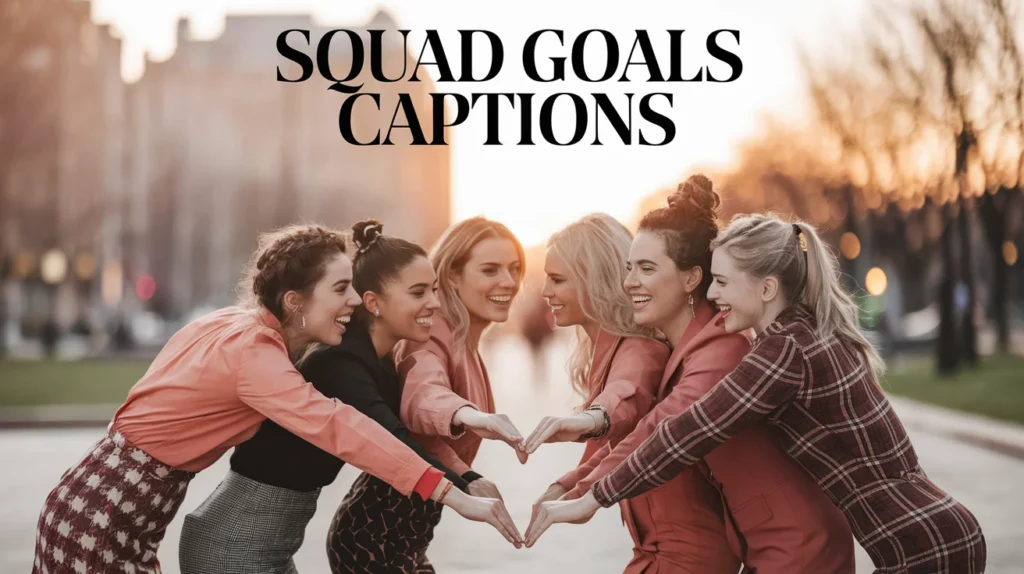Squad Goals Captions