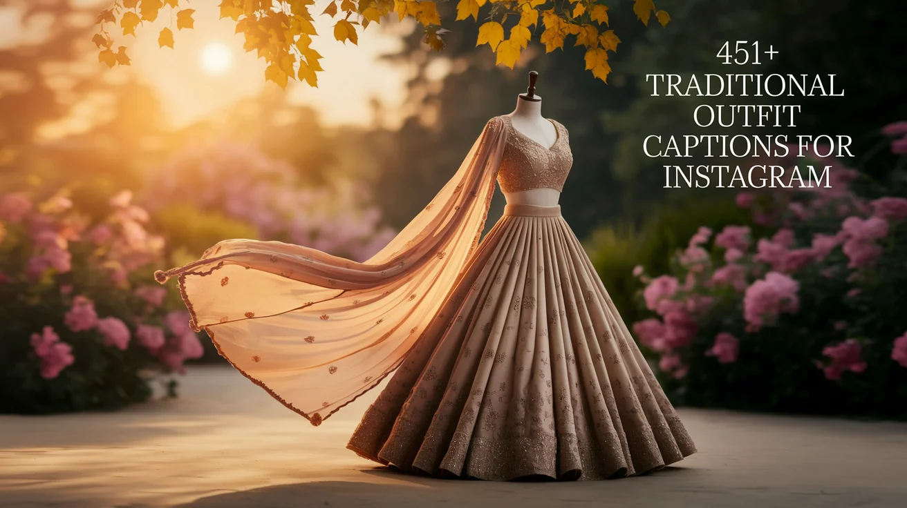 Traditional Outfit Captions For Instagram