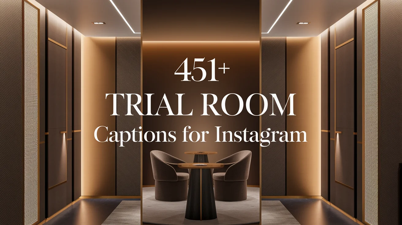 Trial Room Captions For Instagram