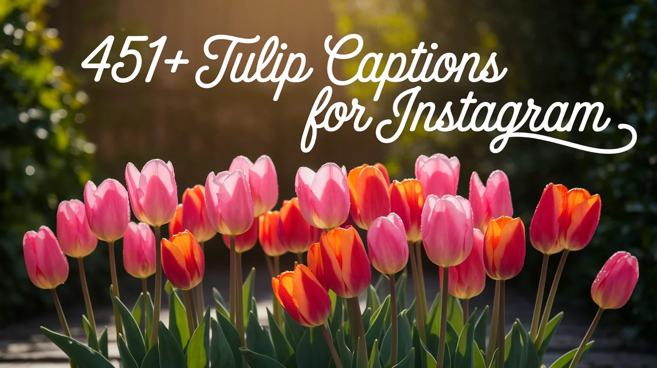 Tulip Captions For Instagram