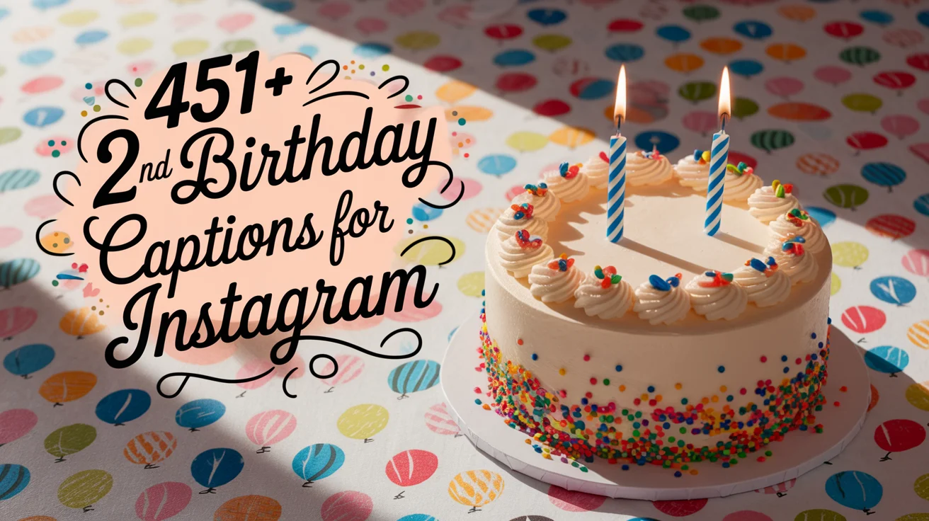 2nd Birthday Captions For Instagram