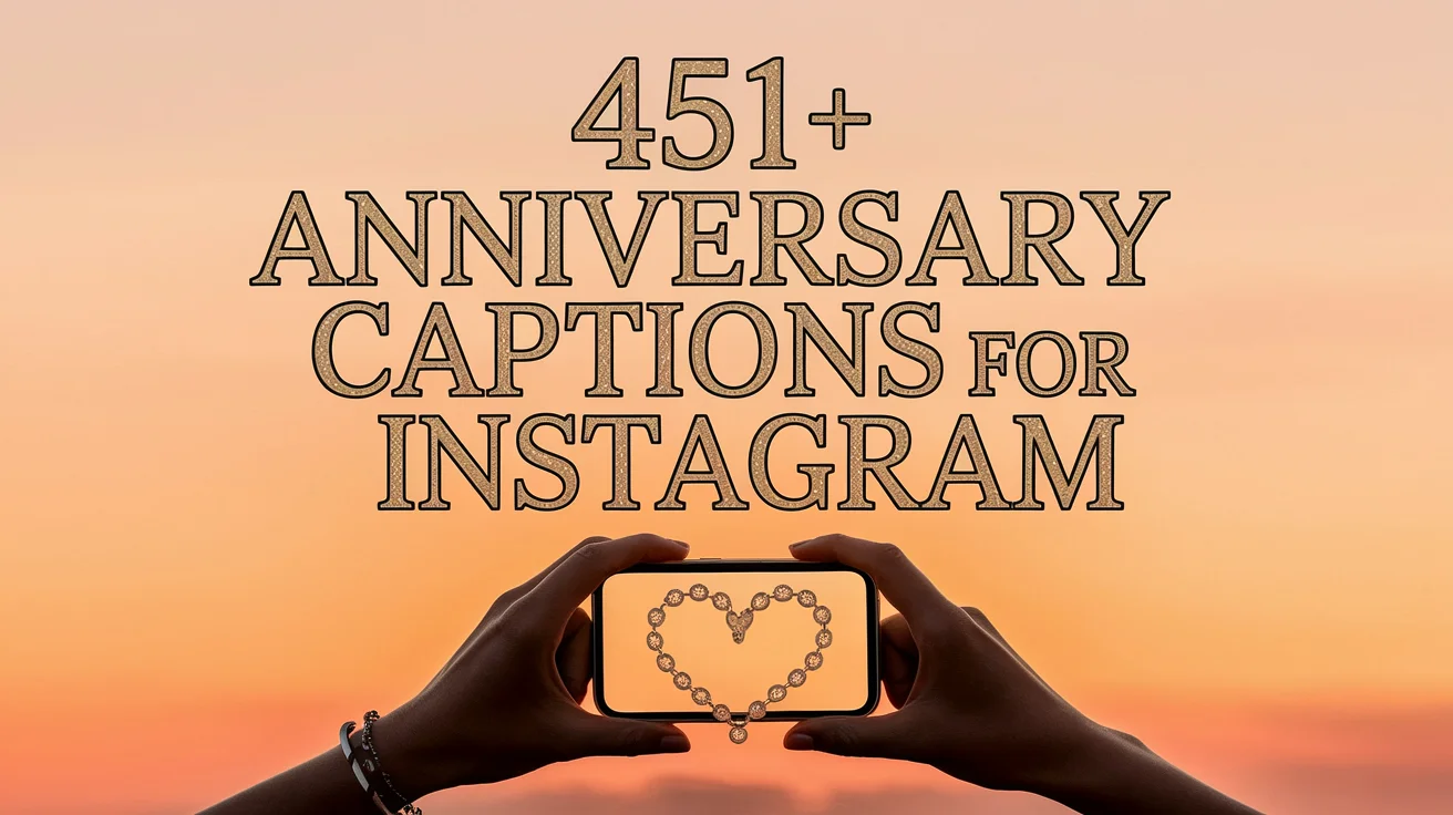 Anniversary Captions For Instagram