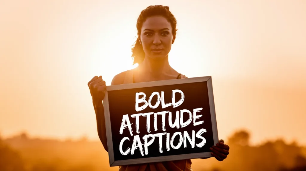 Bold Attitude Captions
