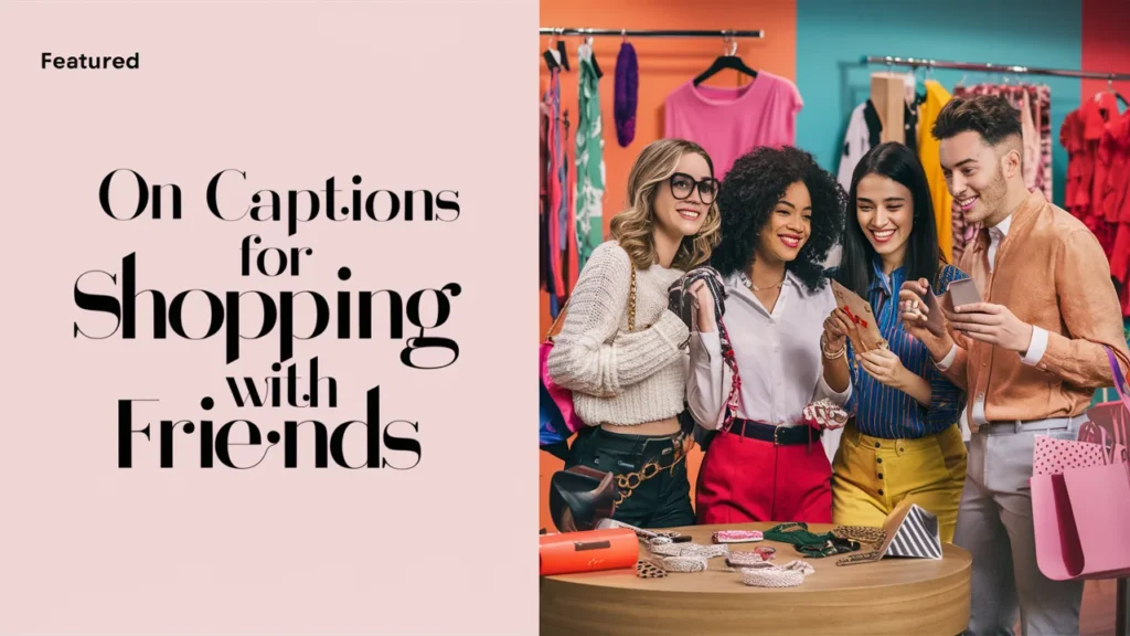 Captions for Shopping with Friends