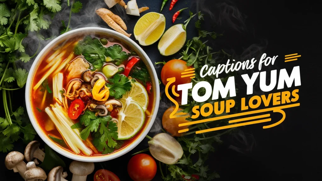 Captions for Tom Yum Soup Lovers