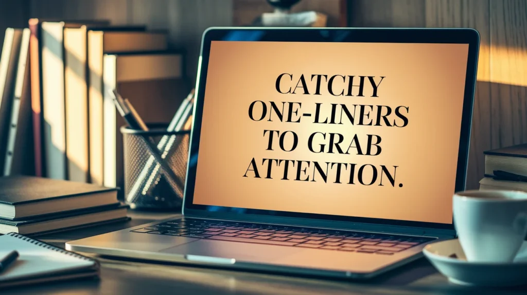 Catchy One-Liners to Grab Attention