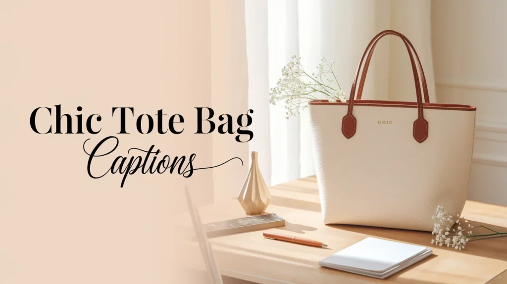 Chic Tote Bag Captions