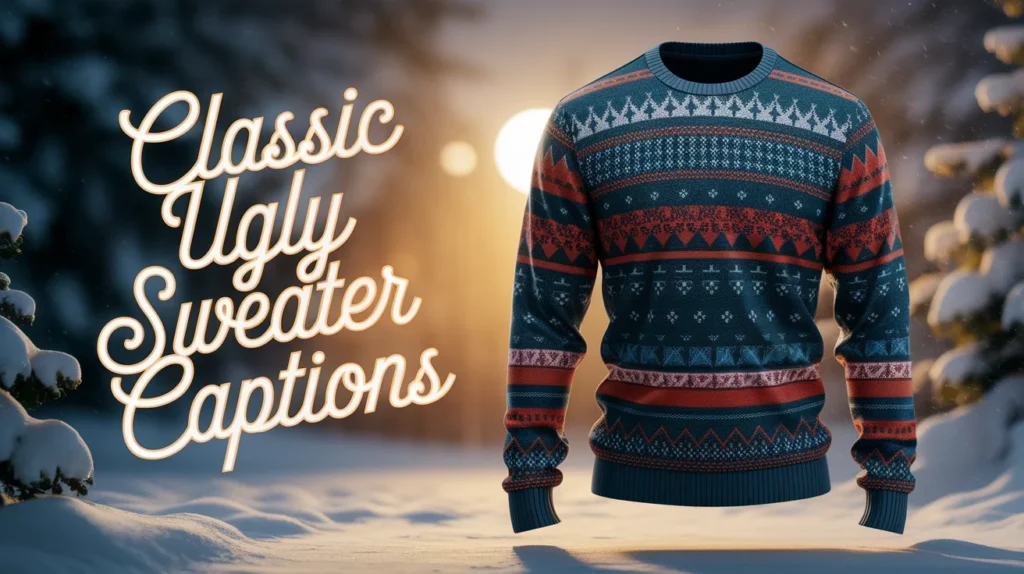 Classic Ugly Sweater Captions