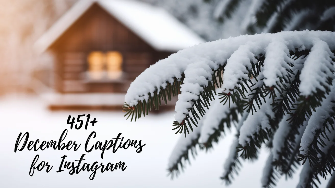 December Captions For Instagram