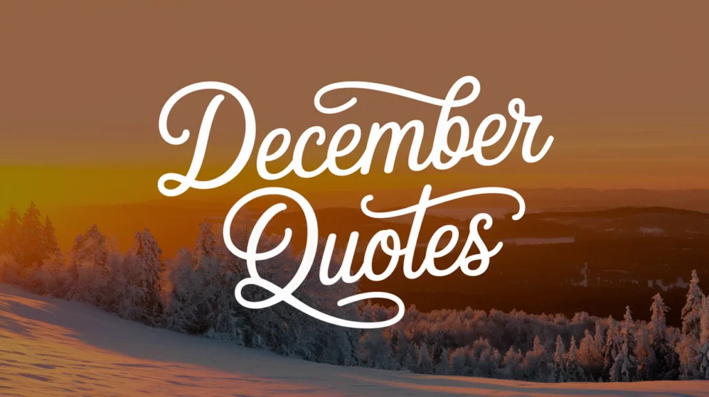 December Quotes