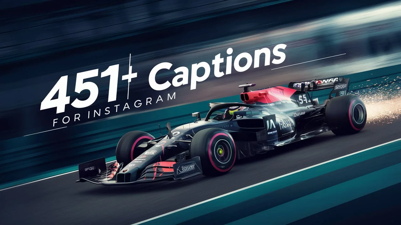 F1 Captions For Instagram